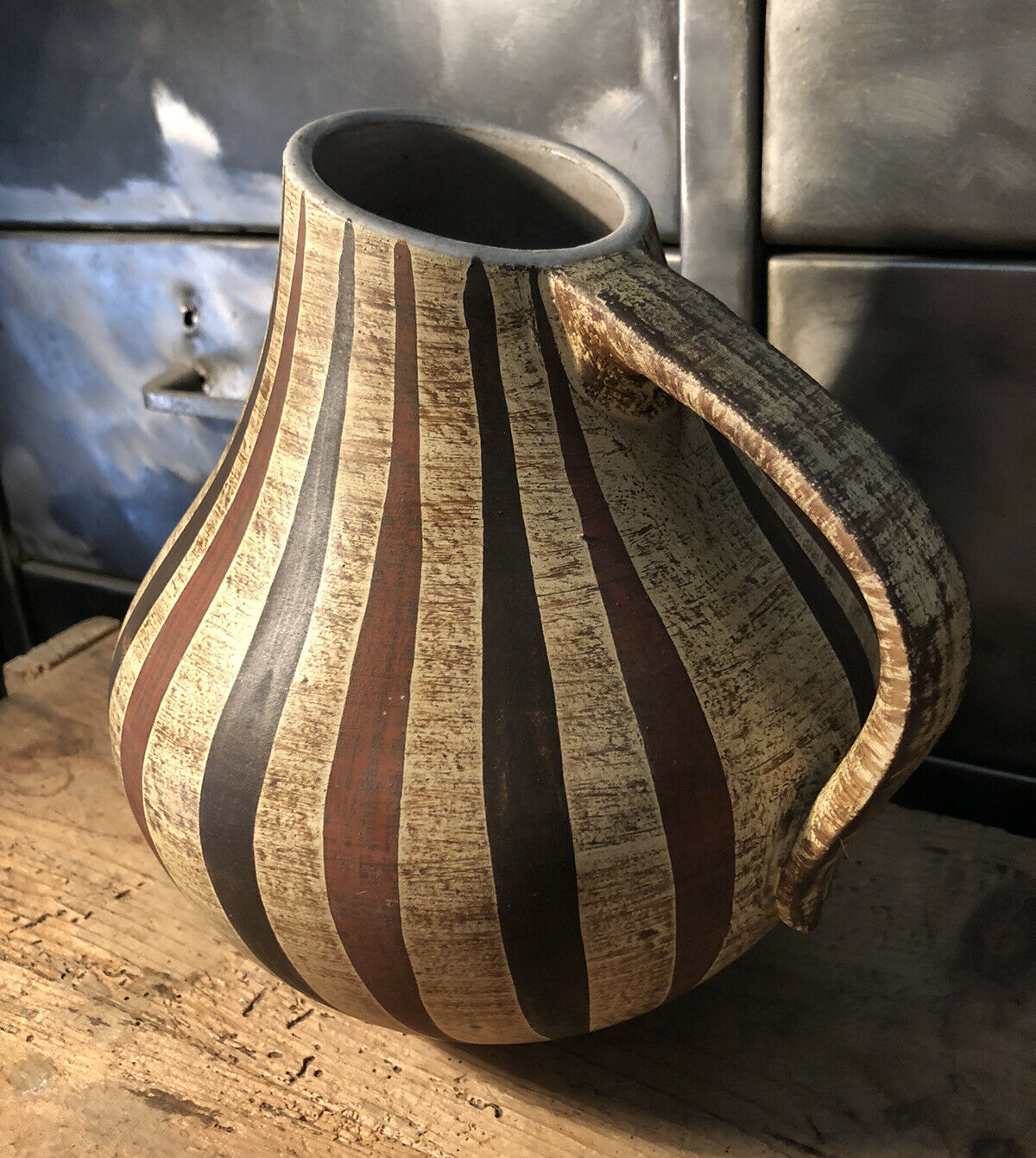 Broc ceramic pitcher vintage design Germany stamped