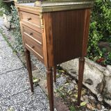 Bedside style Louis XVI marble