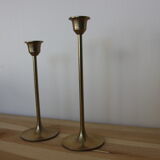 Brass candle holders