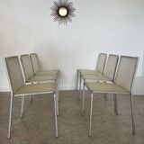 Lot of 6 Zip model chairs by Italian design Marco Maran for Desalto vintage chair