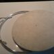 Set in marble of Carrara with silver metal handles