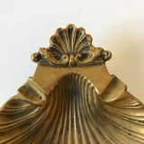 Empty pocket brass ashtray