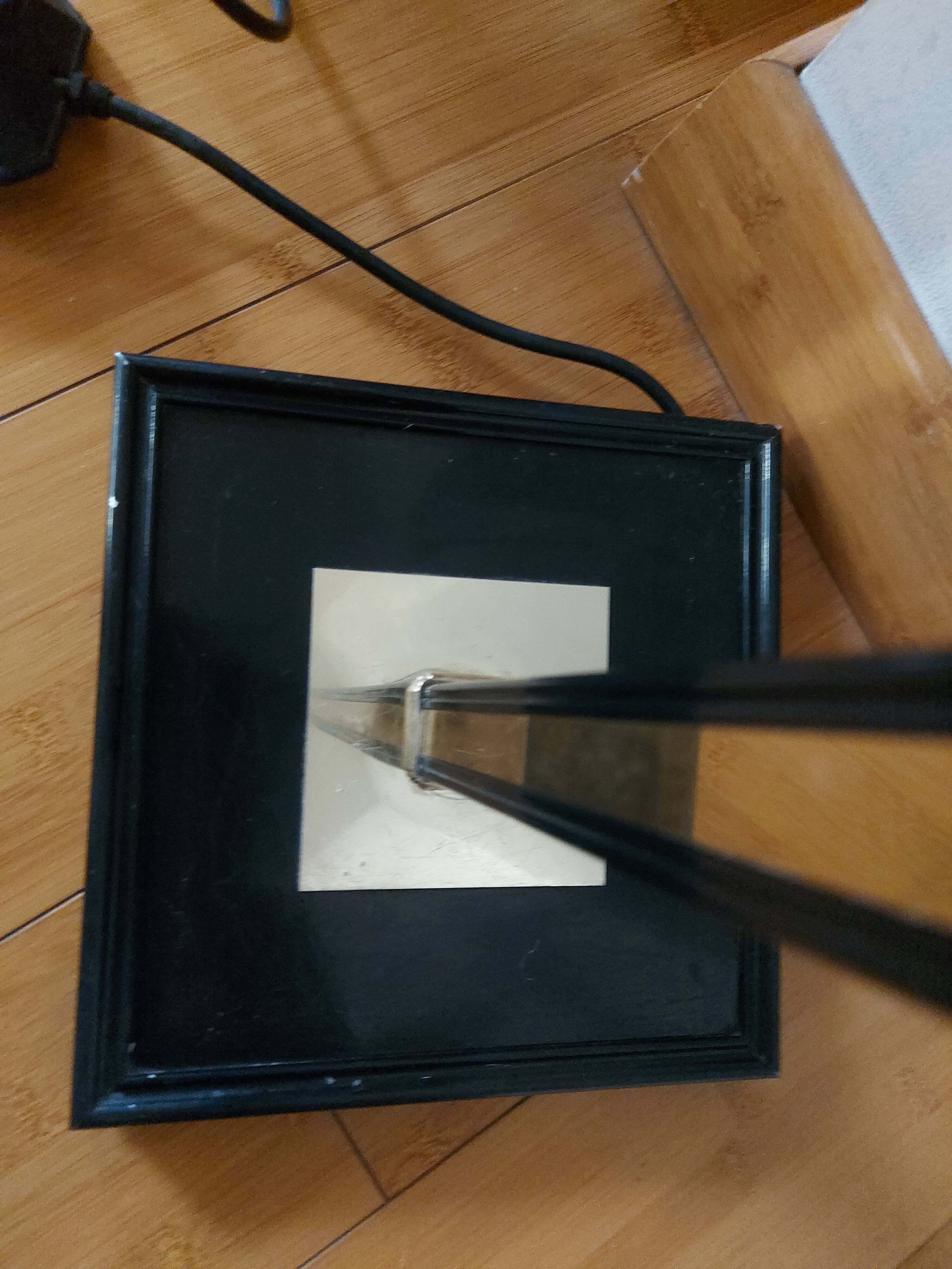 Vintage reading floor lamp in gold metal