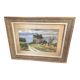 Peinture paysage de campagne signé Bellenger