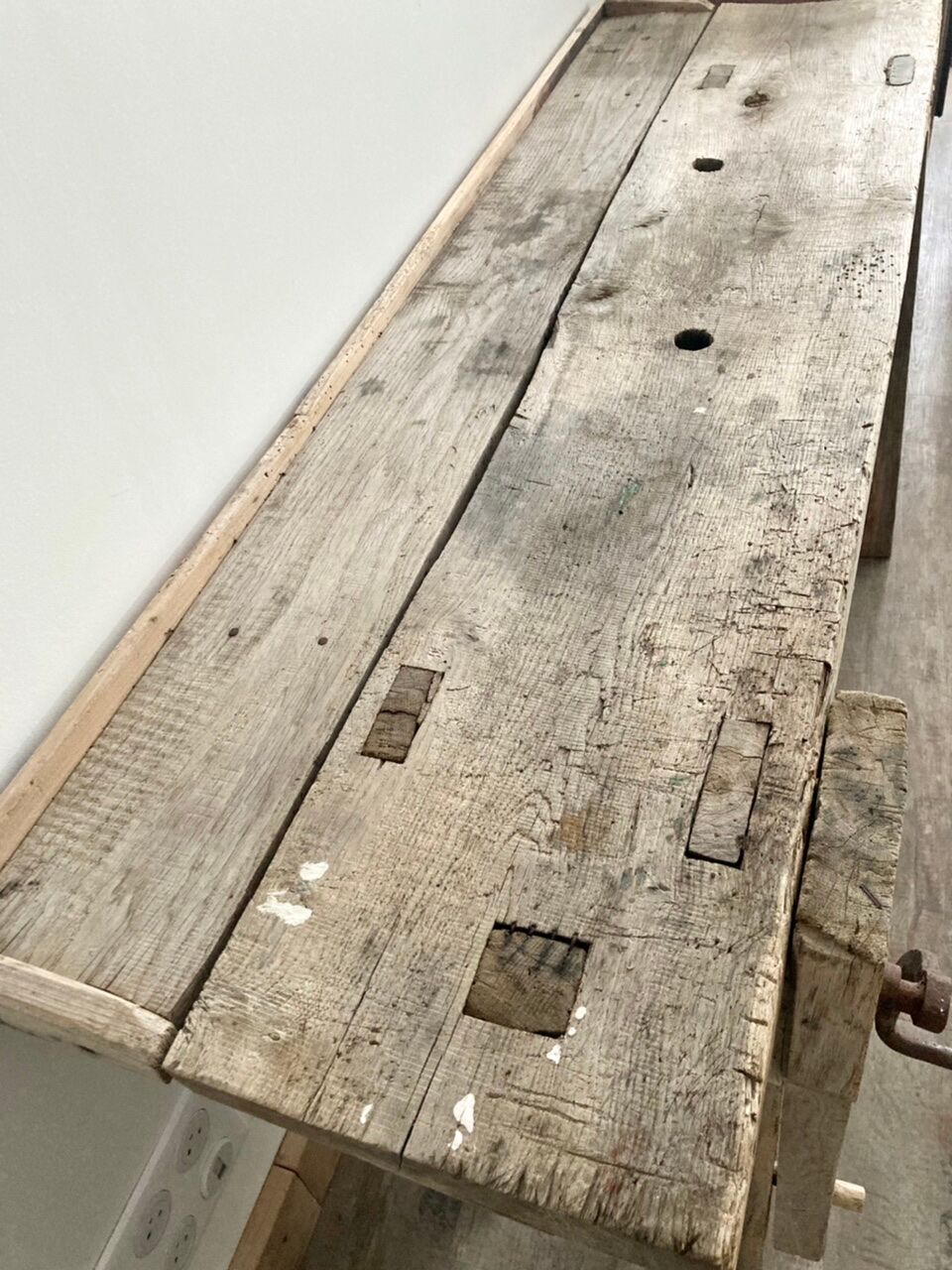 Authentic old workbench