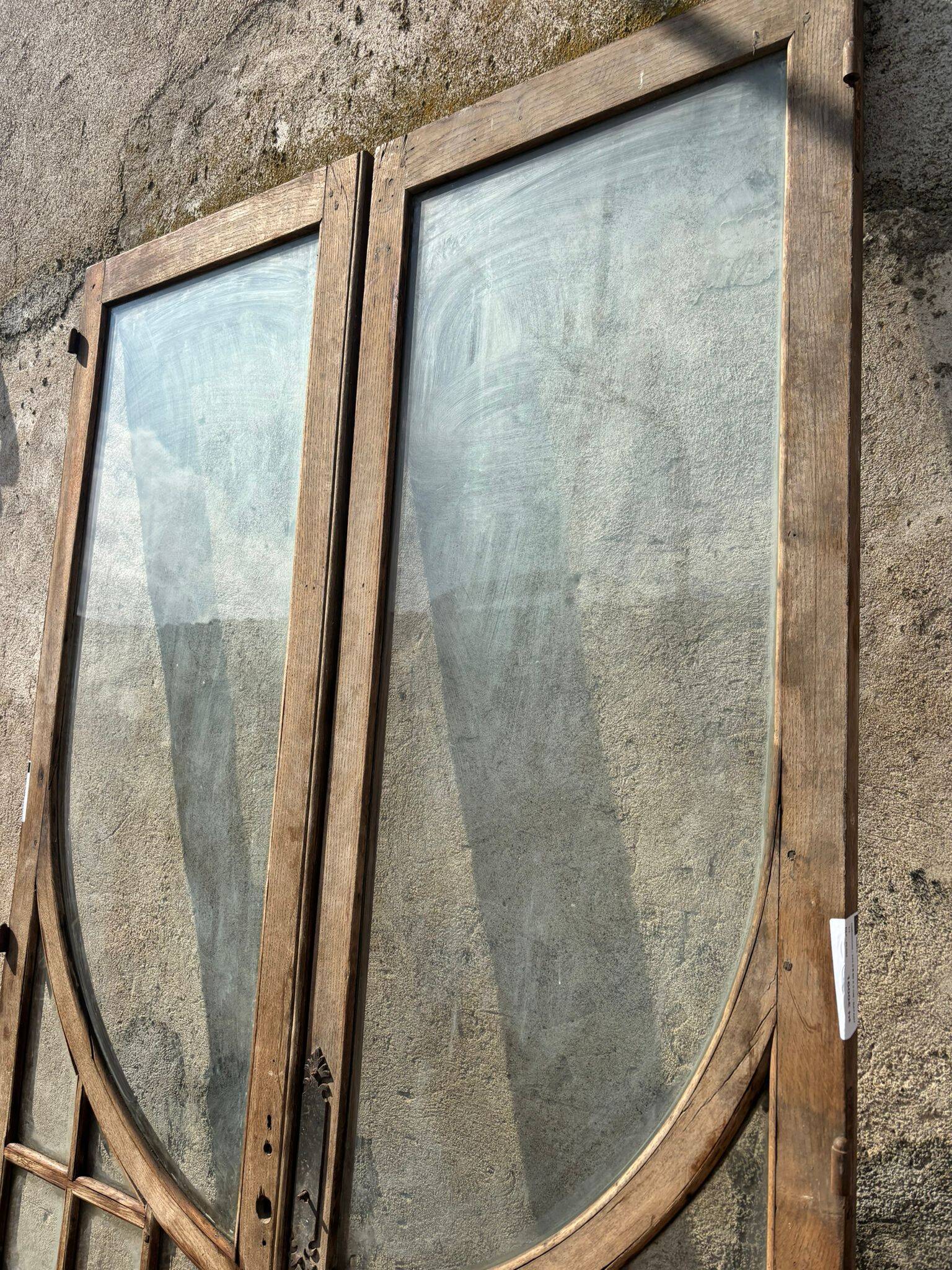 19th/20th century glazed oak door
