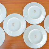 Set of 6 graphic pattern dessert plates
