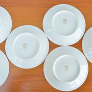 Lot de 6 assiettes à dessert motif graphique