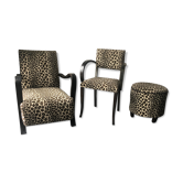 Art Deco armchair set