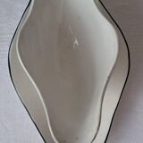 Iron clay sauceboat from Moulin des Loups No. 40. Vintage
