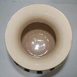 Vase old ceramic potiche 40 cm 50s signed "PH"