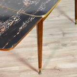 Table 4 to 6 people with extension cords up and down vintage 1960s