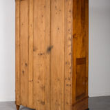Biedermeier wardrobe in solid cherrywood veneer, germany, 19th century