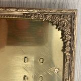 Old brass frame