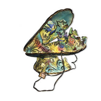 Vallauris seashell night light from the 50s/60s