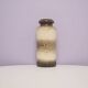 Vintage brown and white speckled west germany vase scheurich