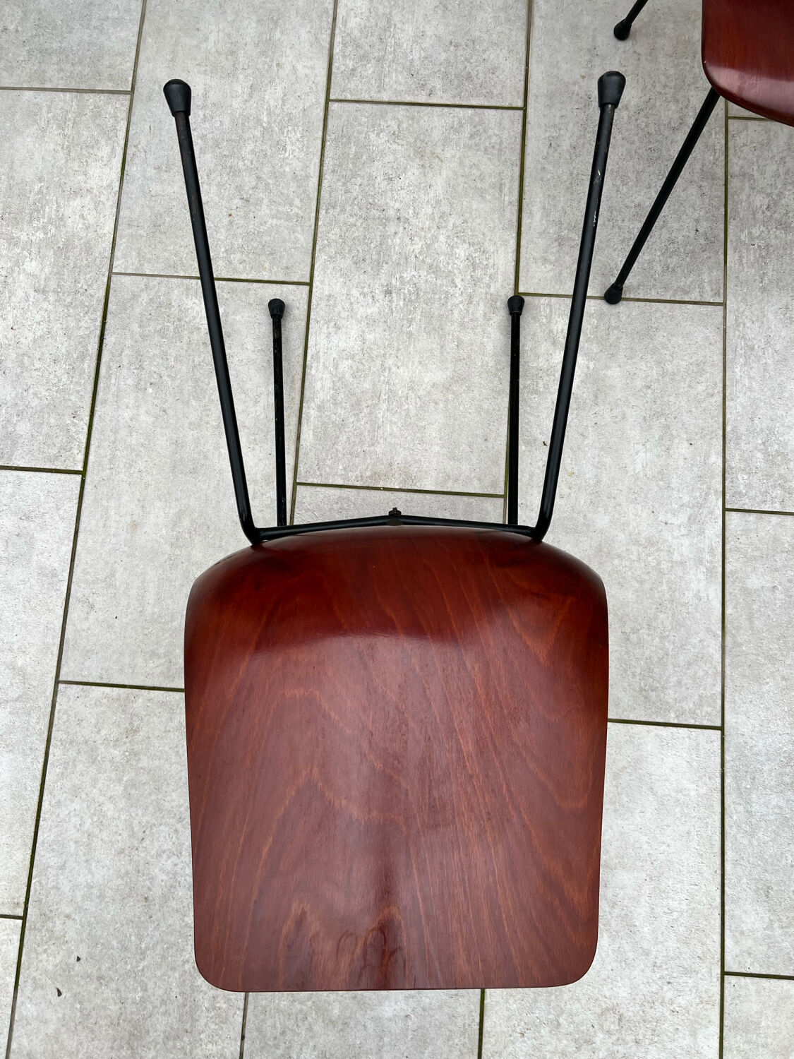 2 vintage chairs by Pierre Paulin model CM 131 edition Thonet