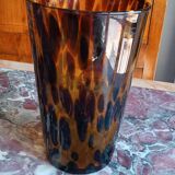 Murano glass vase, speckled, 1970s