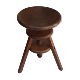 Wooden workshop stool