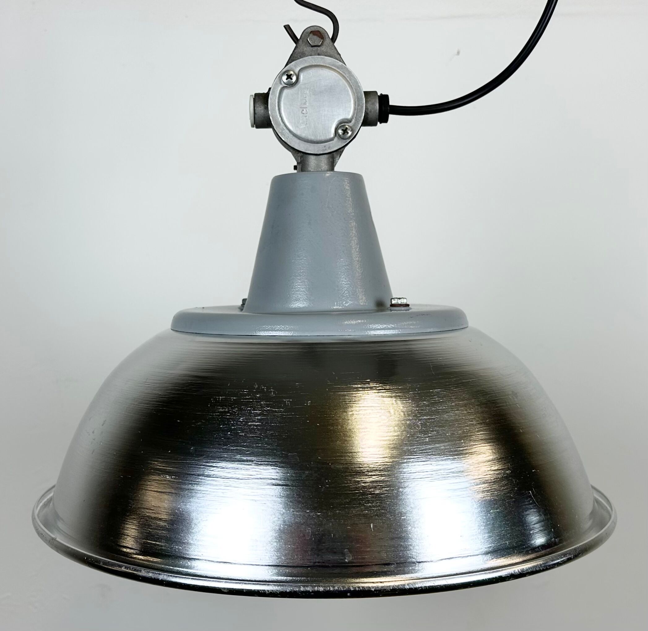 Industrial Italian Aluminium Pendant Lamp from Fael Luce, 1970s