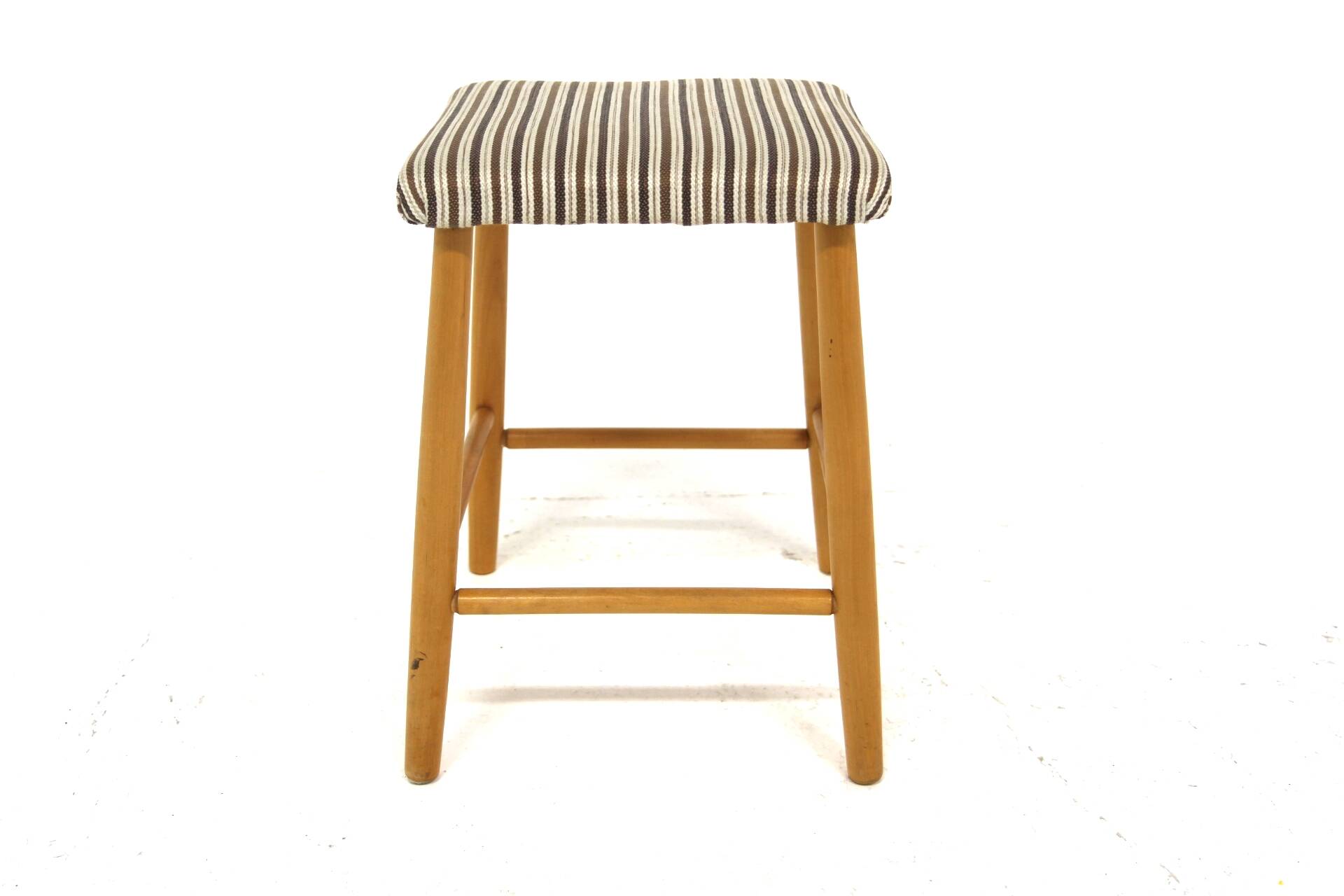 Scandinavian beech stool, Sweden, 1960