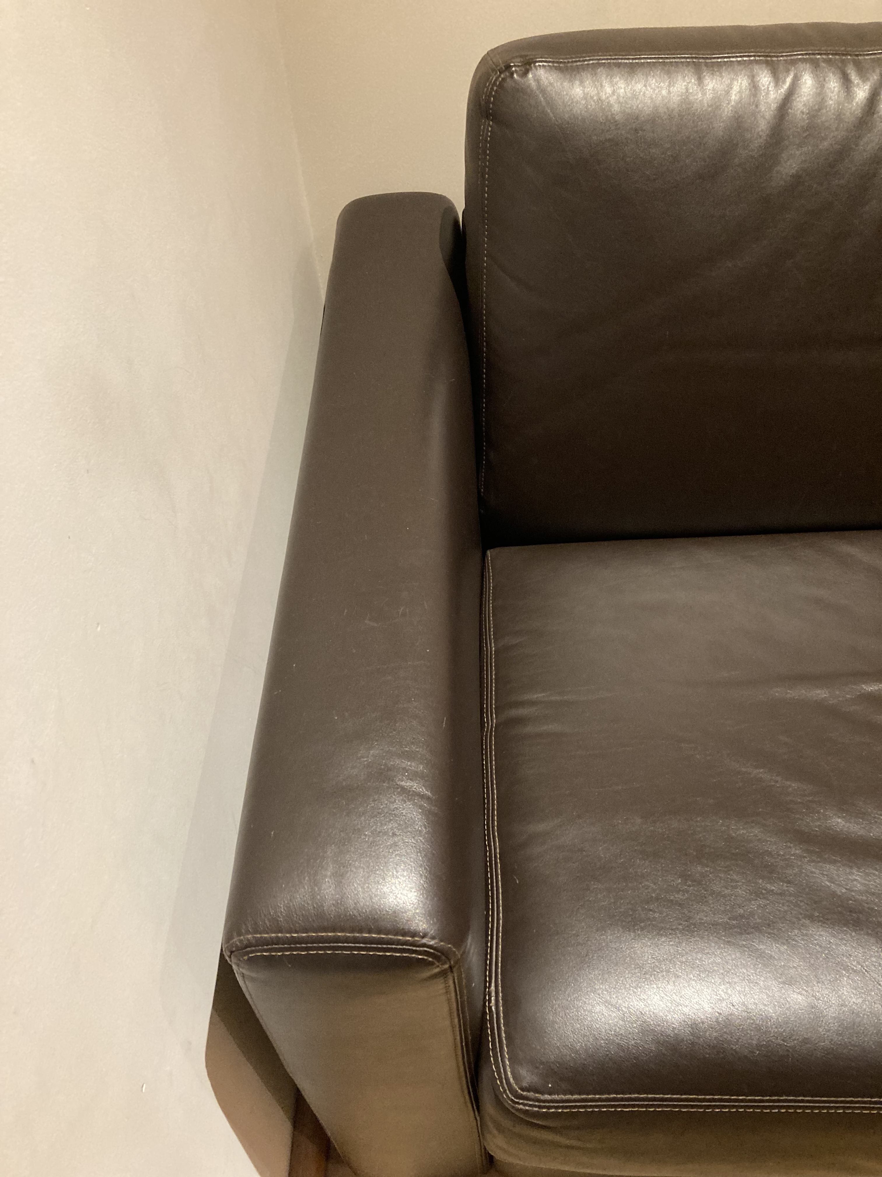 Canape convertible Vibieffe squadroletto 2020 brown leather