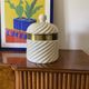 Tommaso Barbi, White Ice Bucket / jar, B Ceramiche Italy, ca. 1970
