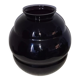 Amethyst blown glass vase art deco