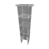Column plexiglass Altuglas design David Lange, model Cary