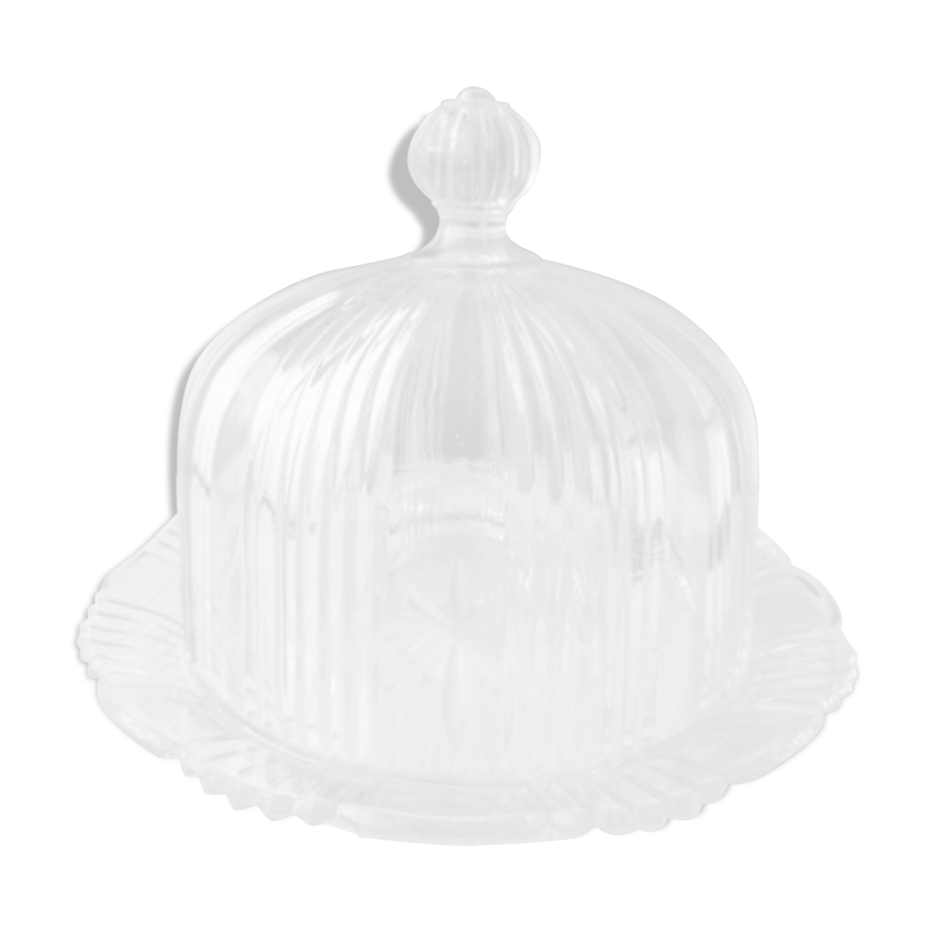 Plateau de fromages vintage avec cloche en verre - Canada