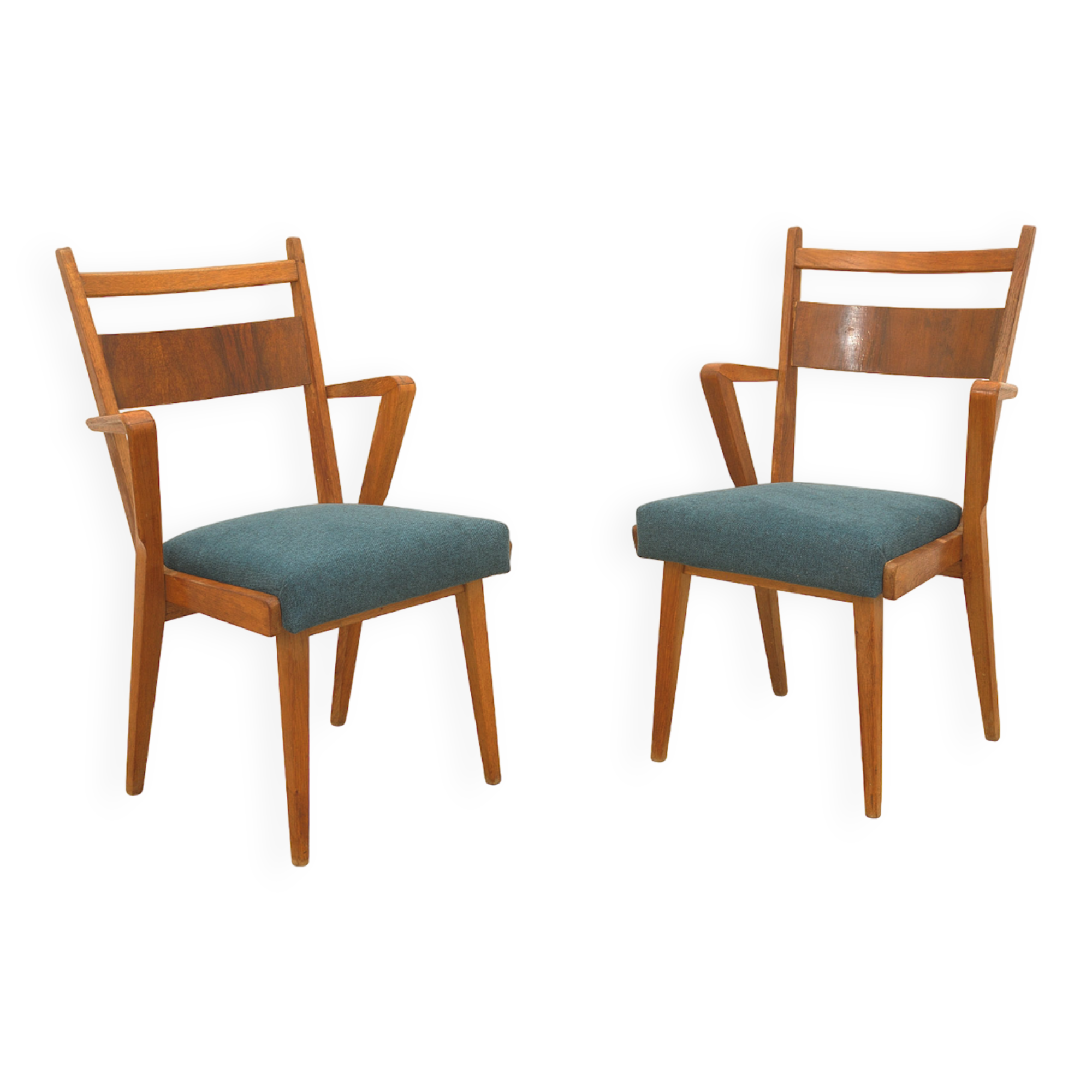 Paire de chaises tchécoslovaques vintage en bois courbé par Jitona, années 1970