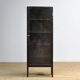 Polished iron medicine cabinet, 1920s