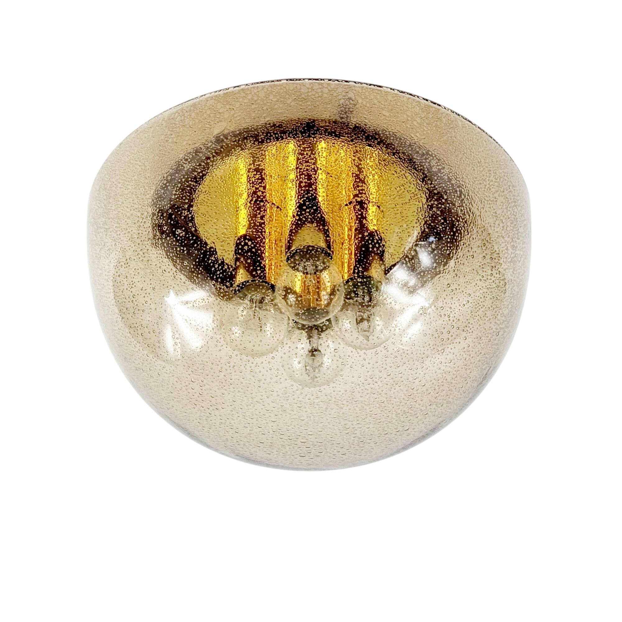 Large Space Age Mushroom-Shaped Ceiling Light from Limburg, Germany, 1970s