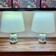 Paire de lampes céramique "design scandinave 1950".