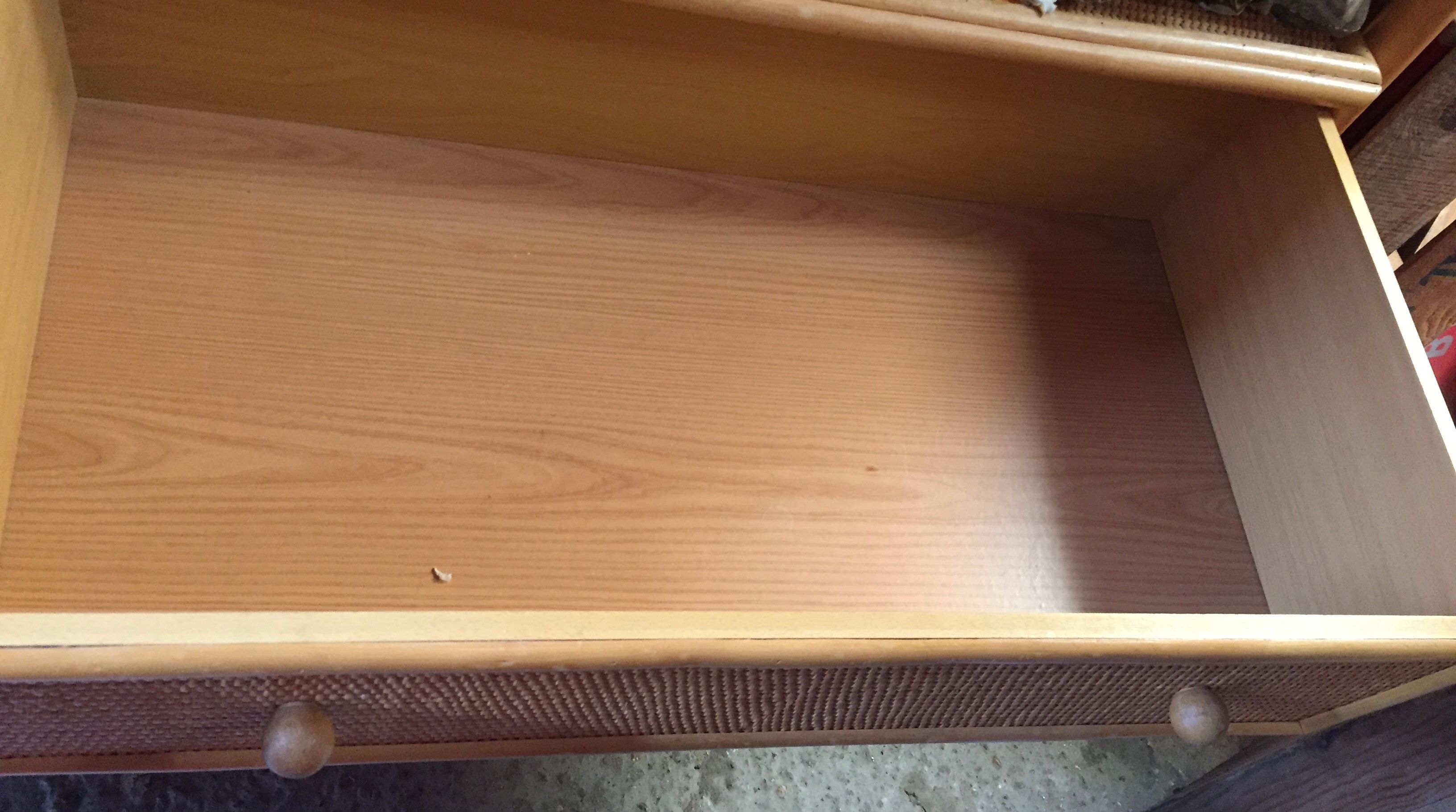 Wicker & rattan bookcase