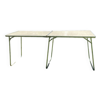 Vintage folding formica camping table