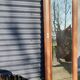 Beveled door mirror "in its juice" XIXth