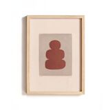 A pair of abstract paintings on paper, signed eawy