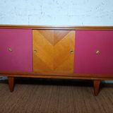 1950s enfilade with three sliding doors