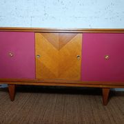 1950s enfilade with three sliding doors