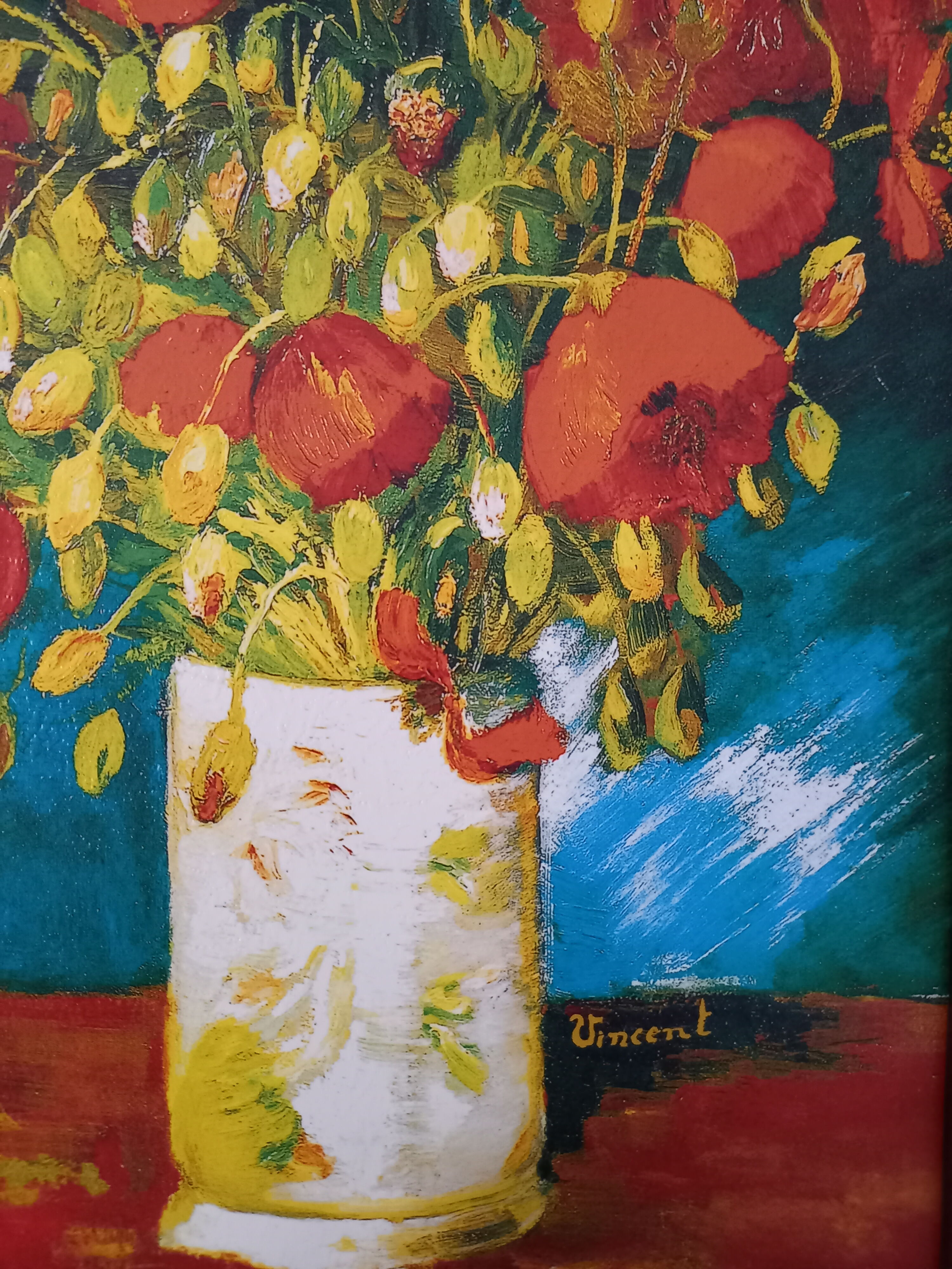 Table bouquet of flowers