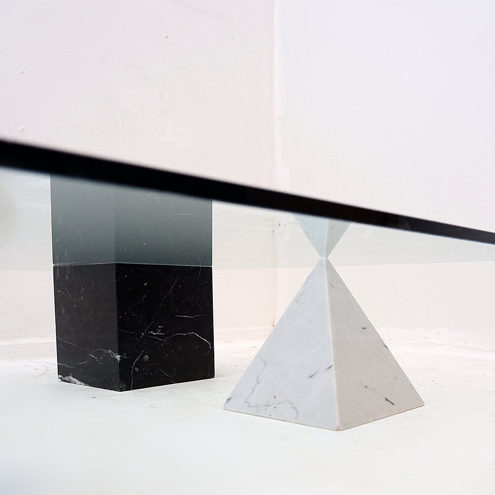 Coffee table "Metafora" by Lella and Massimo Vignelli for Casigliani, 1979