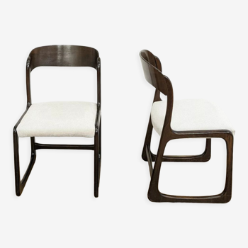 Set of 2 Scandinavian Baumann chairs