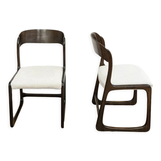 Set of 2 Scandinavian Baumann chairs