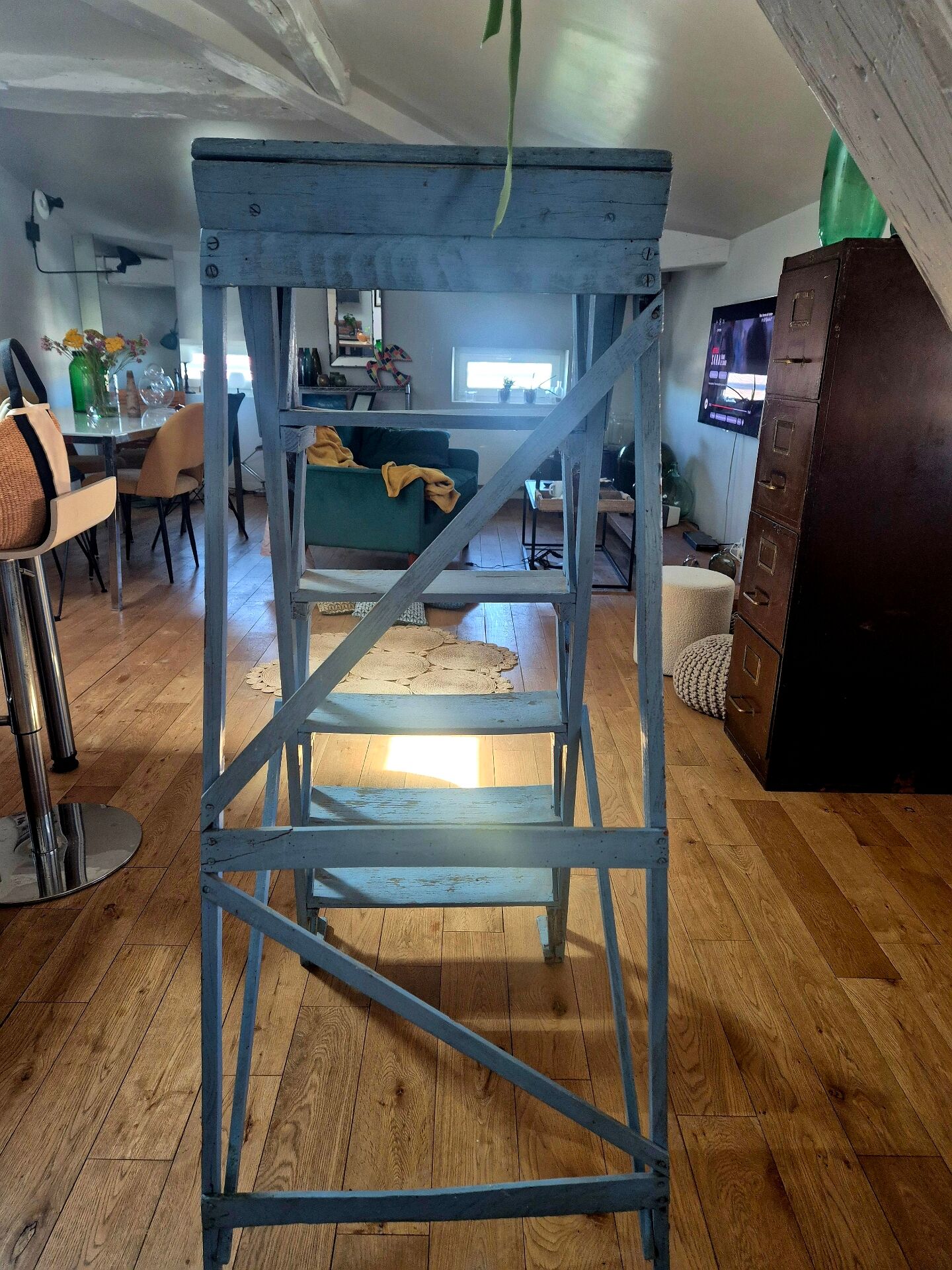 Old library step ladder