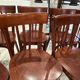 Suite de 10 chaises de Bistrot vintage années 1970