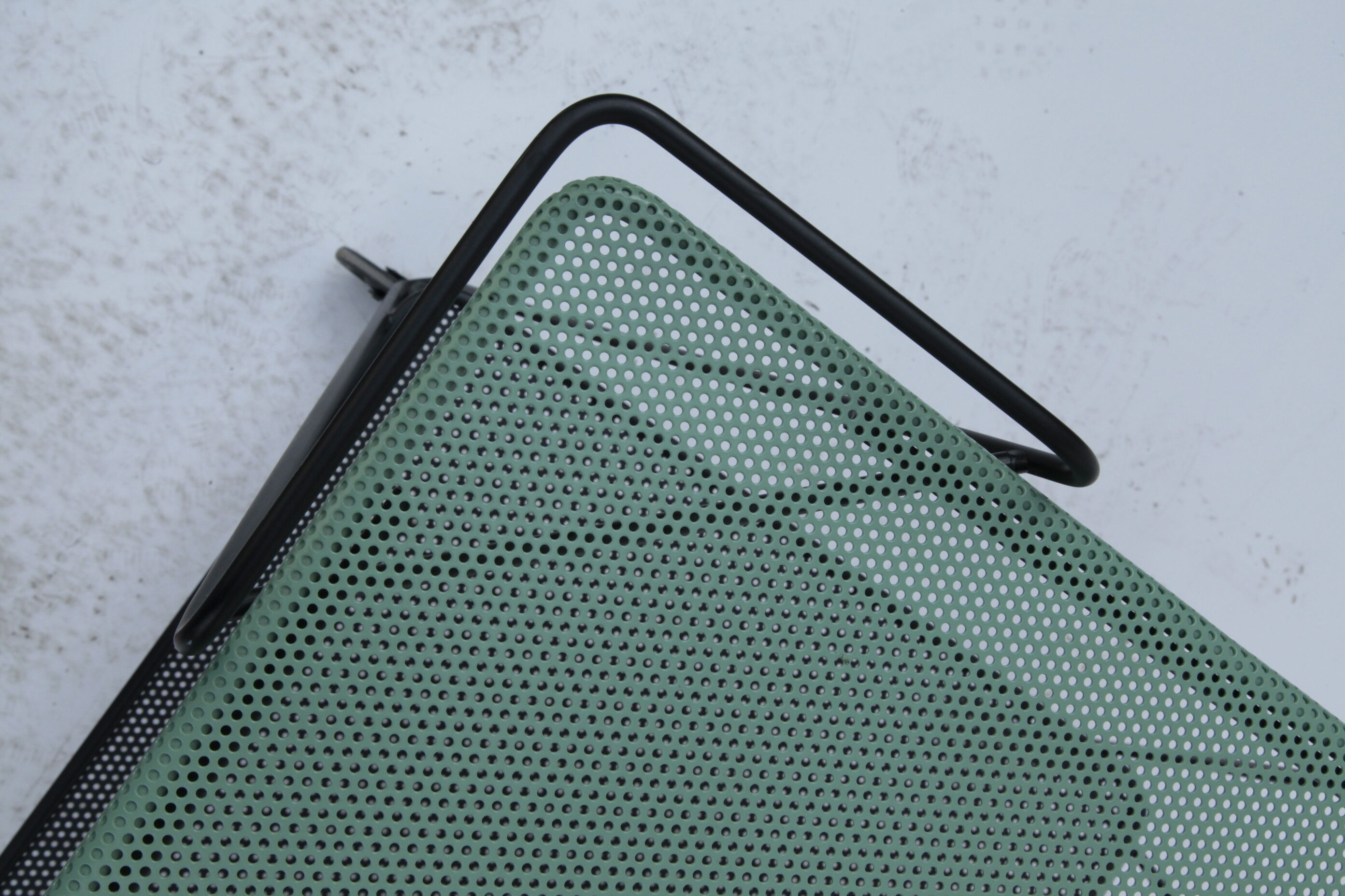 Perforated metal rolling table