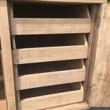 Parisian buffet feet compass raw wood