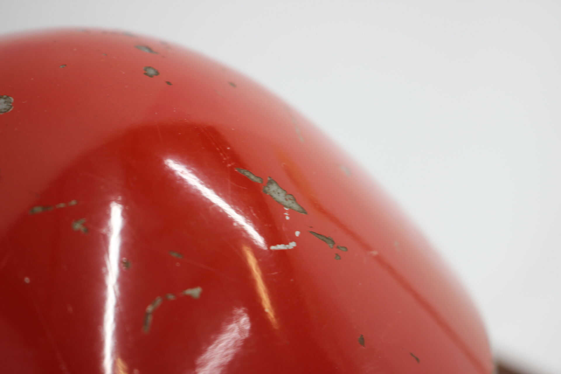 1930s Bauhaus Red Small Table Lamp, Czechoslovakia