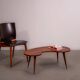 Moveis Frate Ltda Brazilian organic form coffee table. Circa 1950.